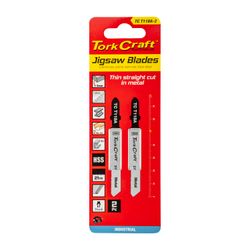 T-shank Jigsaw Blade For Metal 1.2mm 21tpi 75mm 2pc